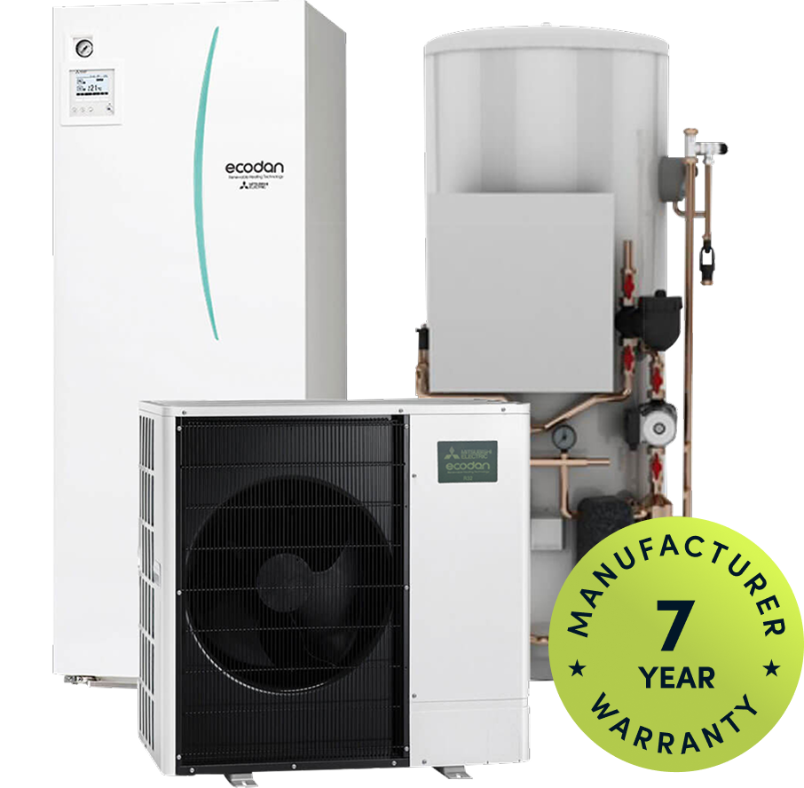 Ecodan R32 Ultra Quiet PUZ Monobloc Air Source Heat Pump